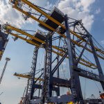 hutchison ports thailand terminal d remote control gantry crane